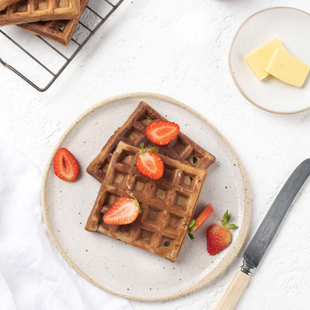 BANANA BREAD WAFFLES