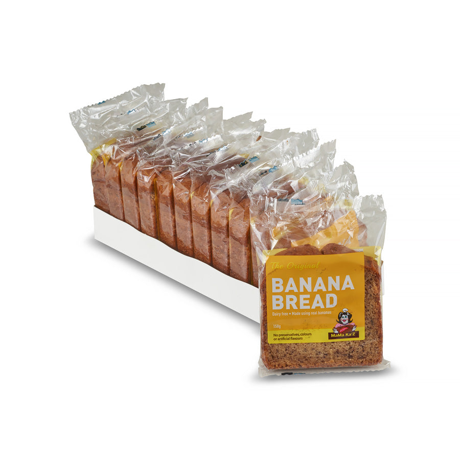 SLICED, WRAPPED & LABELLED BANANA BREAD