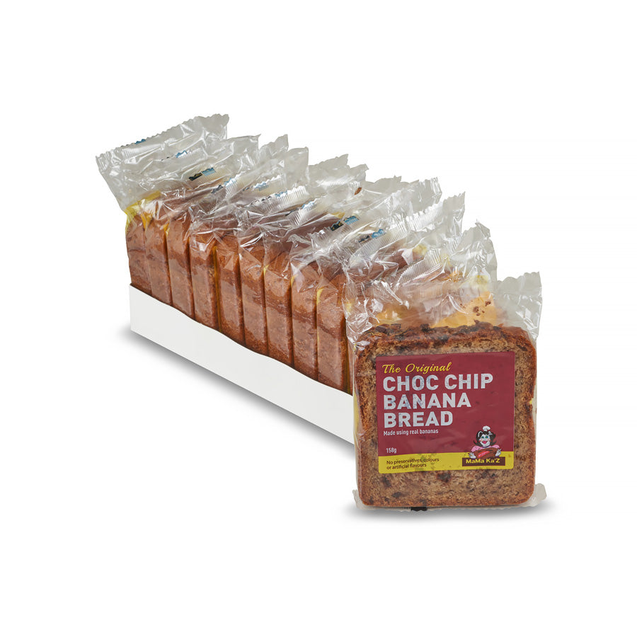 
            
                Load image into Gallery viewer, SLICED, WRAPPED &amp;amp; LABELLED BANANA &amp;amp; CHOC CHIP BREAD
            
        