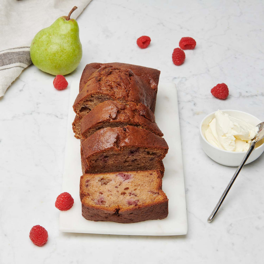 PEAR & RASPBERRY BREAD